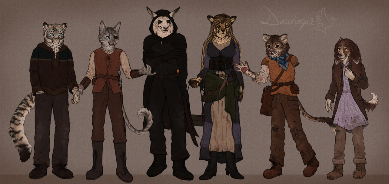 fullbodies - no shading/flatcolor